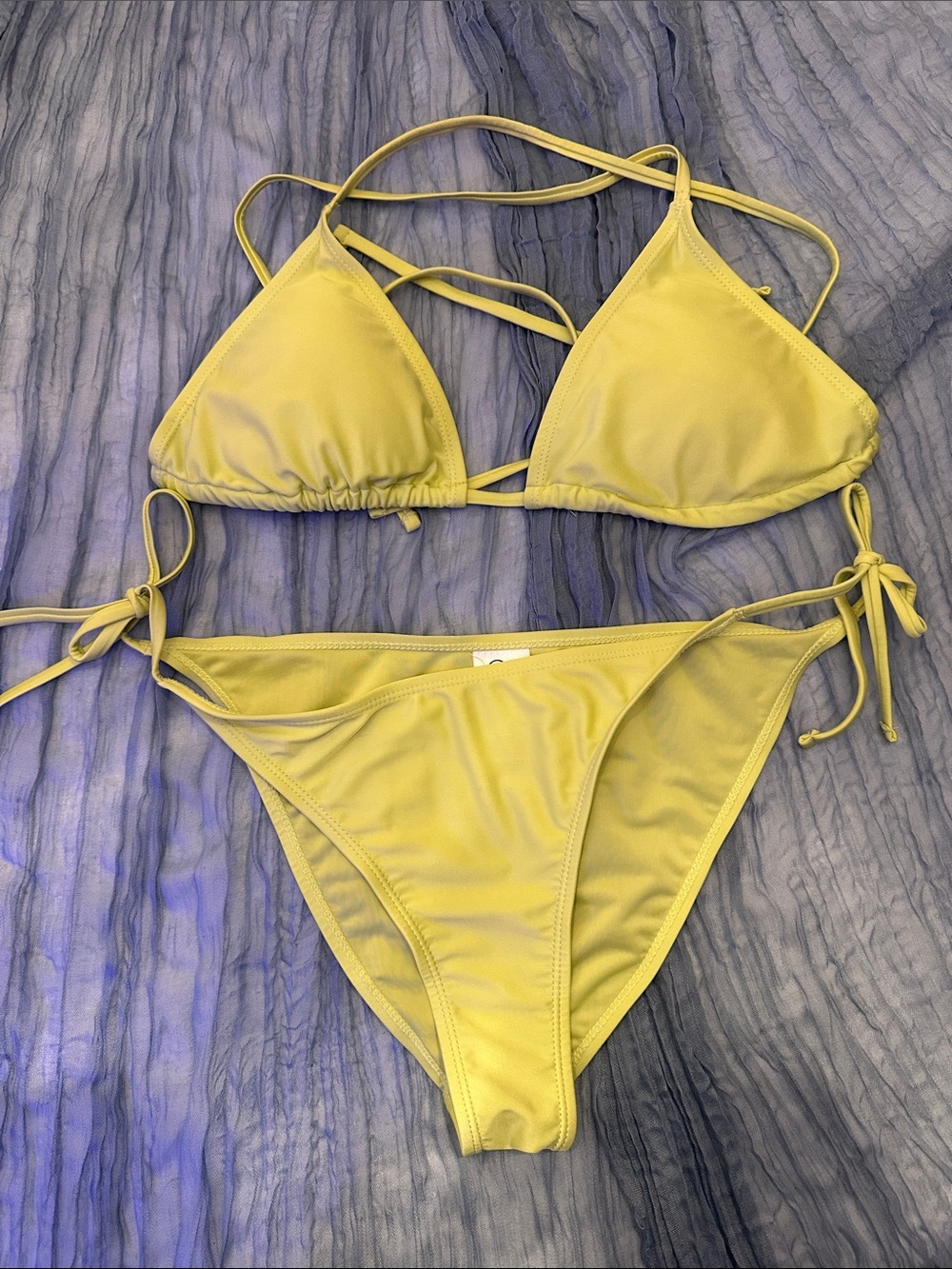 OP Lime Yellow Bikini Bottom